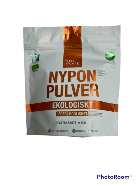 Nyponpulver ekologisk - grovmalet