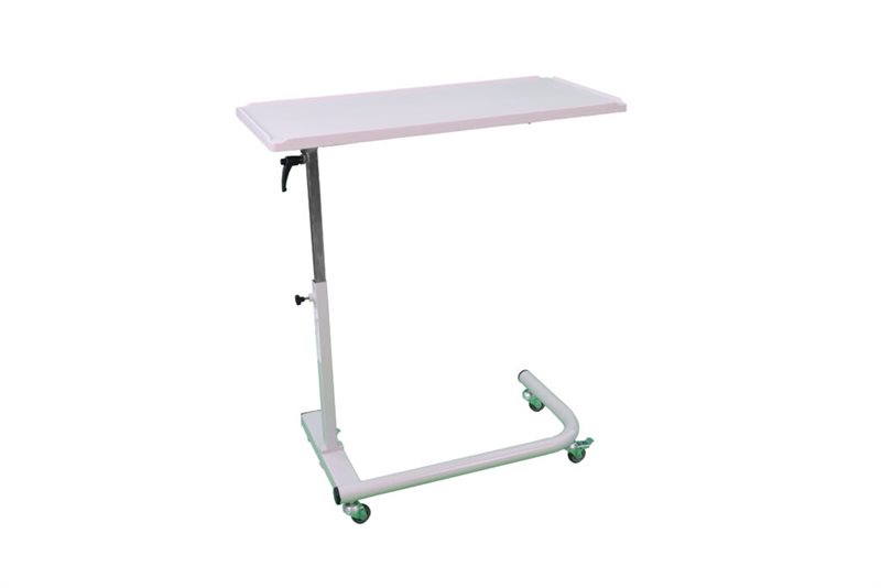 Säng och läsbord grå stor